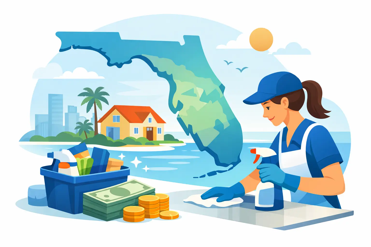 How Much Does House Cleaning Cost in Florida?