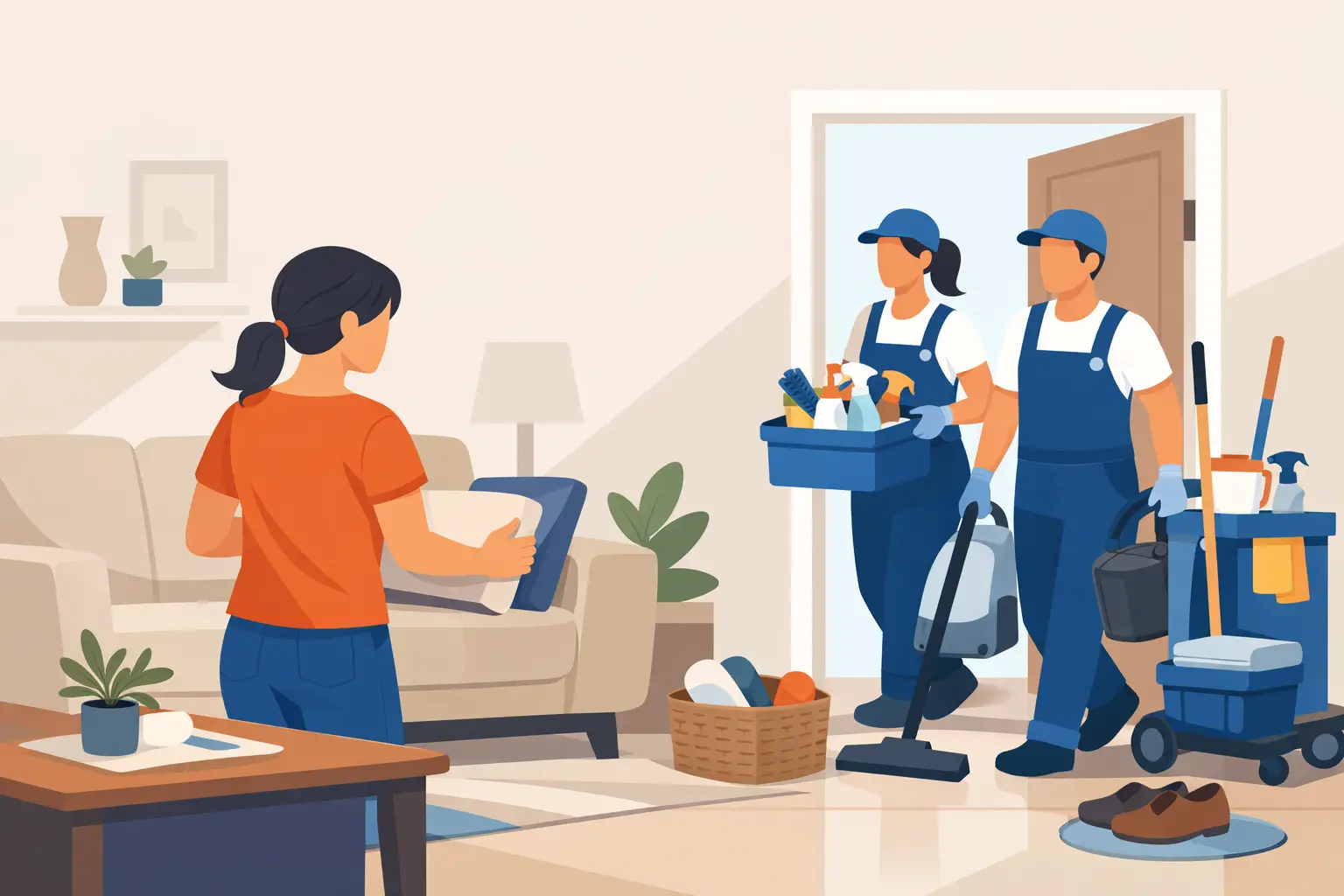 How to Prepare for House Cleaners Before They Arrive