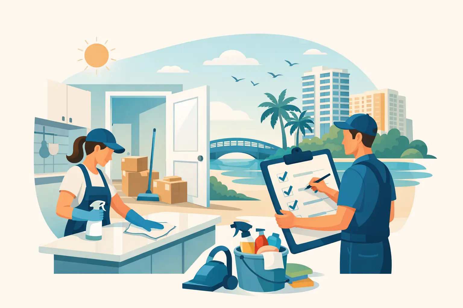 Move Out Cleaning Palm Beach County Checklist