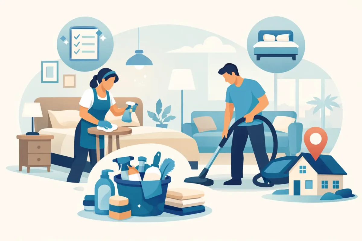 Short Term Rental Cleaning Guide for Hosts