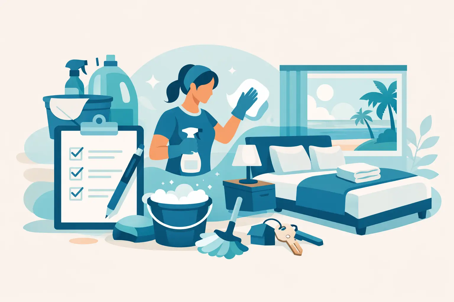 Vacation Rental Turnover Cleaning Checklist