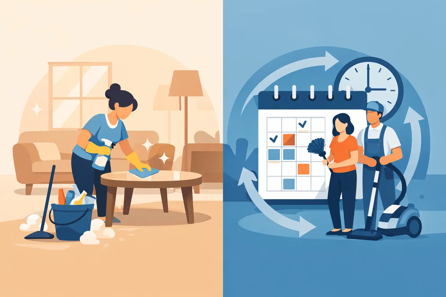 One Time vs Recurring Cleaning Explained