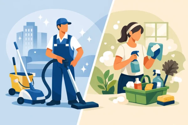 Professional Cleaning Versus DIY Cleaning