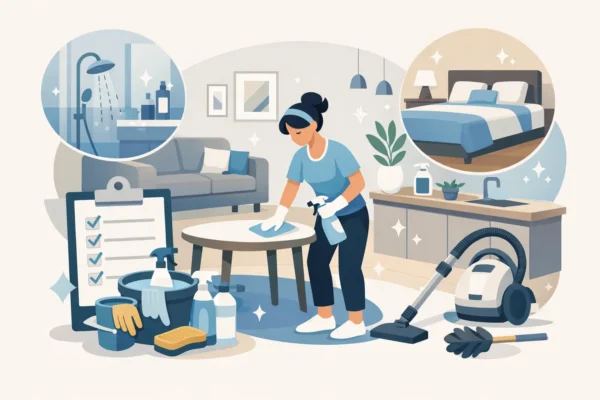 Apartment Cleaning Checklist for a Spotless Home