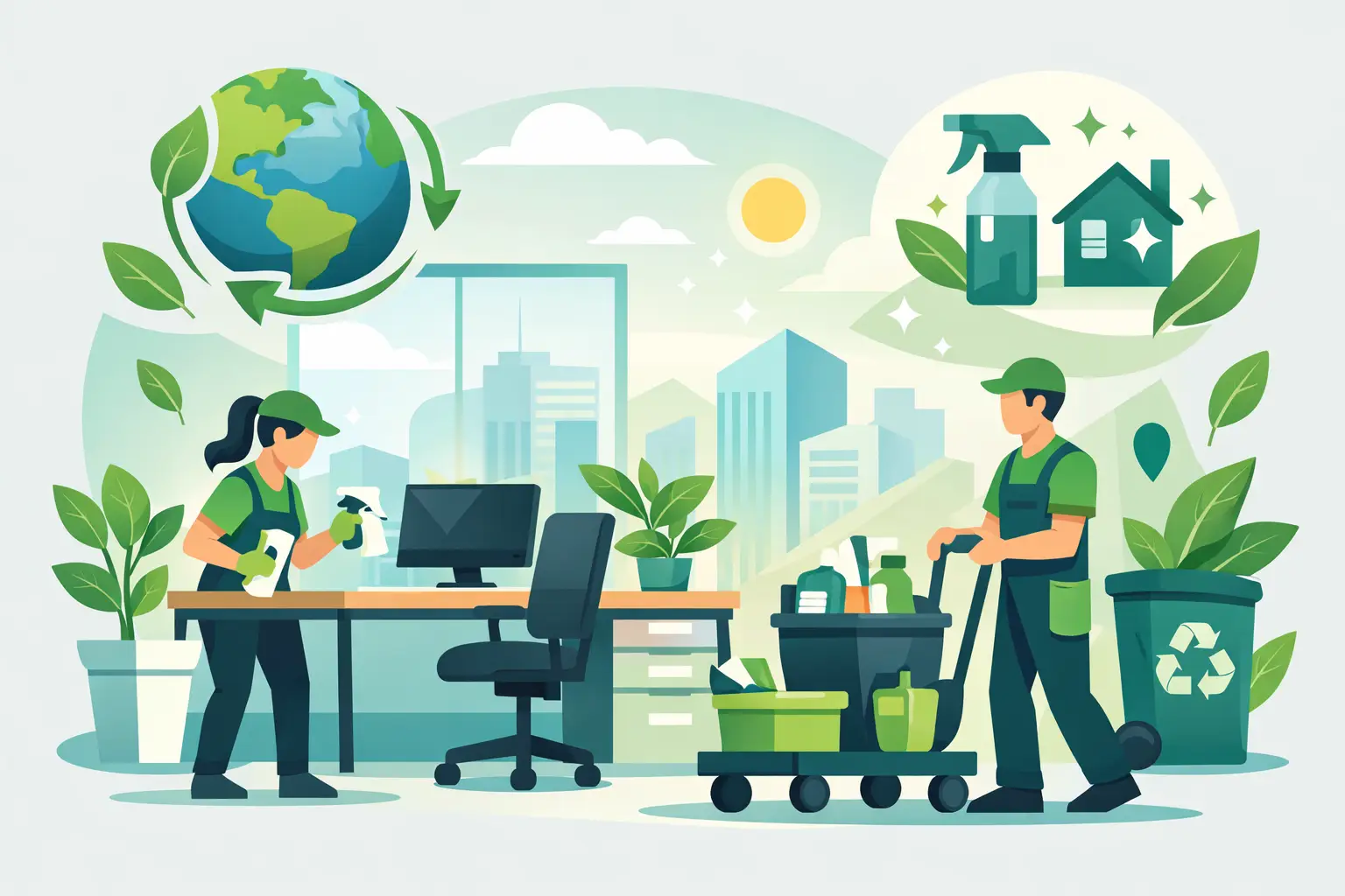 Green Cleaning for Offices That Gets Results
