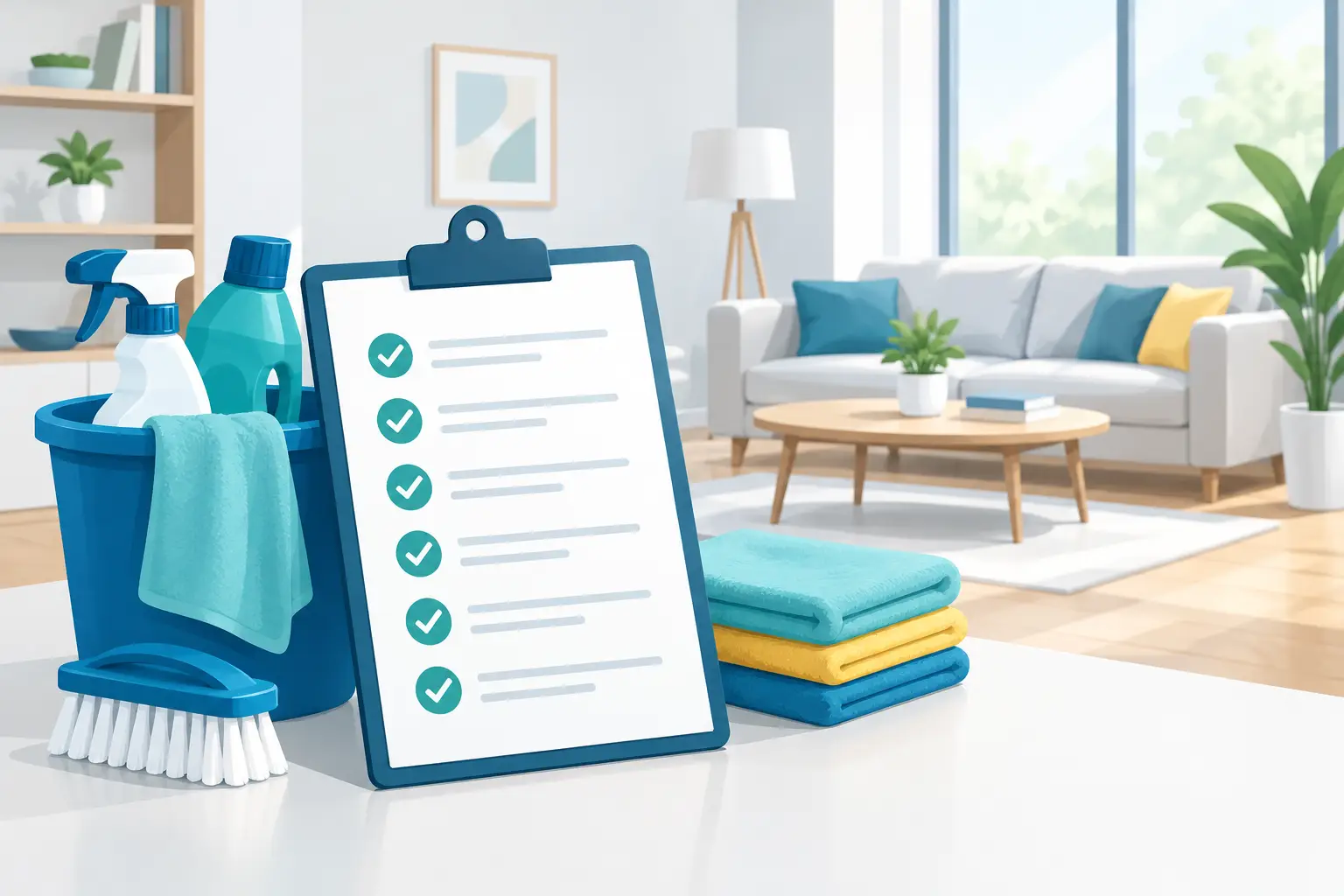 A Cleaning Checklist That Keeps Spaces Spotless