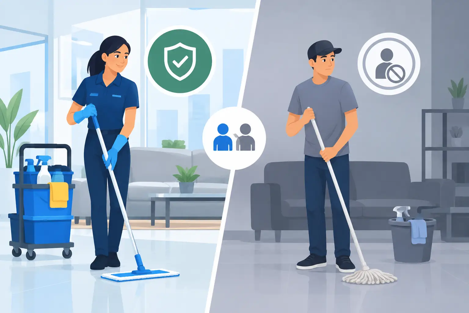 Bonded Versus Unlicensed Cleaners Compared